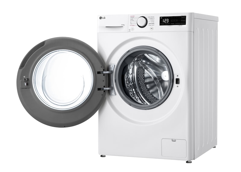 LG Máquina de lavar e secar roupa LG F4DR509S6W, 9/6 kg, eficiência energética A-10%/D, 1400 r.p.m., AI DD™, Steam™, branco, F4DR509S6W